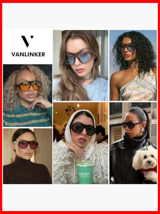 Plastic Frame UV400 Aviator Sunglasses Unisex Retro Oversized - Picture 2 of 7